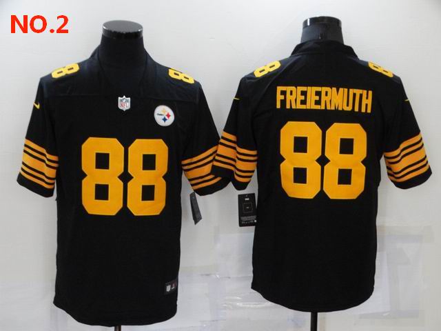 Cheap Men's Pittsburgh Steelers #88 Pat Freiermuth Jerseys-16